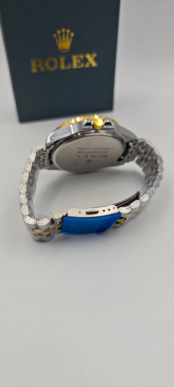 ROLEX ÇİFT RENK İÇİ YEŞİL SAAT