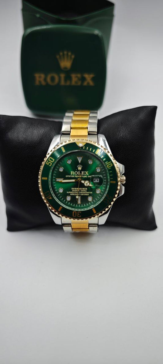 ROLEX ÇİFT RENK SUBMARİNA YEŞİL SAAT