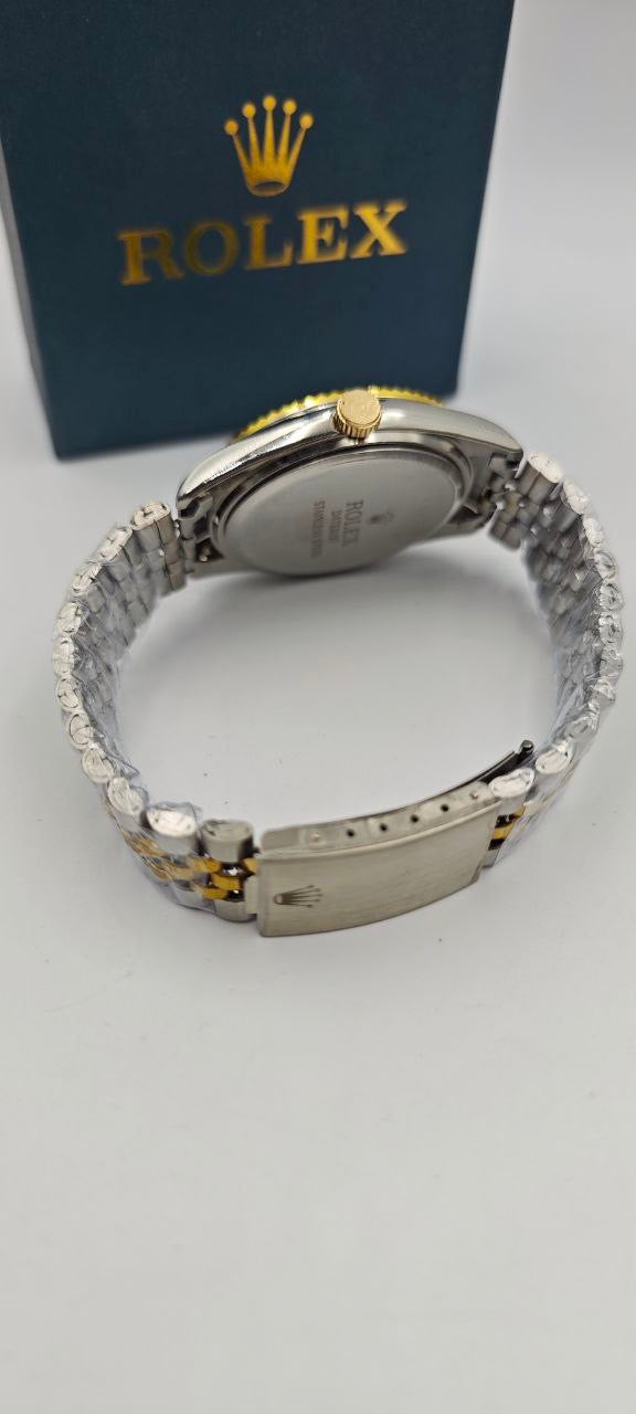 ROLEX DAY-DATE ÇİFT RENK İÇİ YEŞİL SAAT