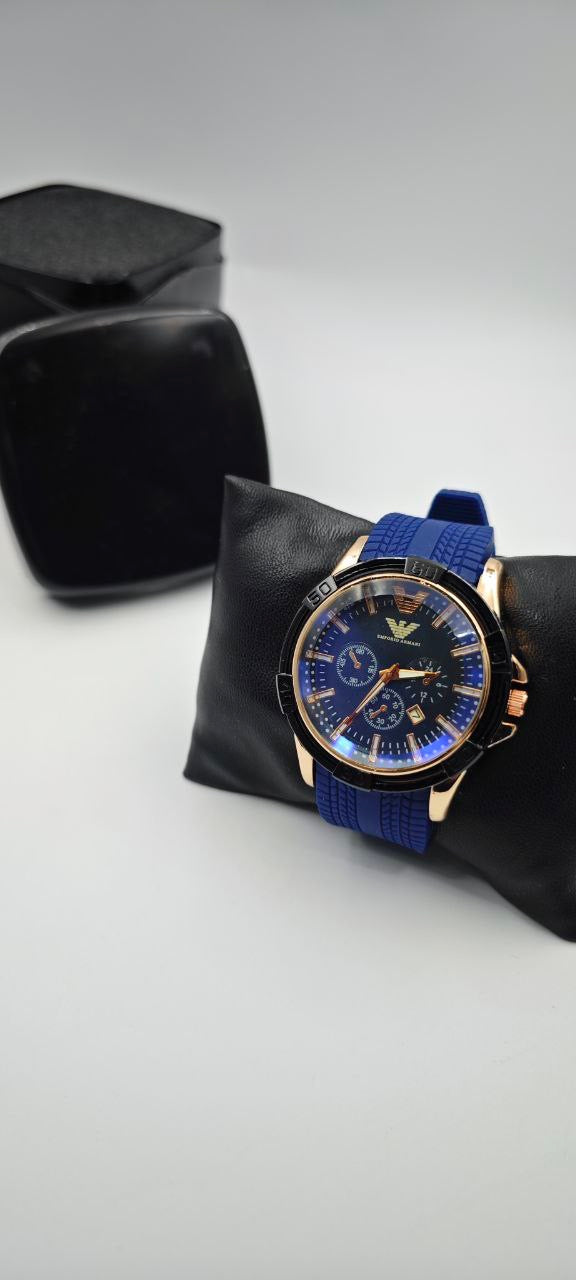 EMPOROİ ARMANI LACİVERT SAAT