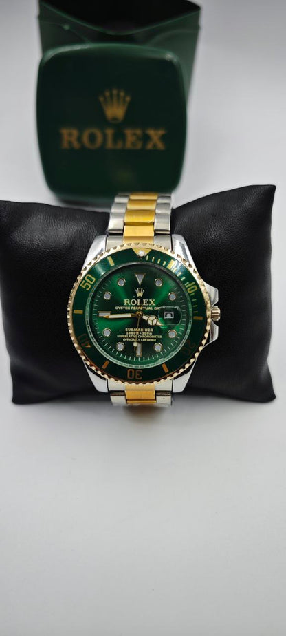 ROLEX SUBMARİNA ÇİFT RENK İÇİ YEŞİL SAAT