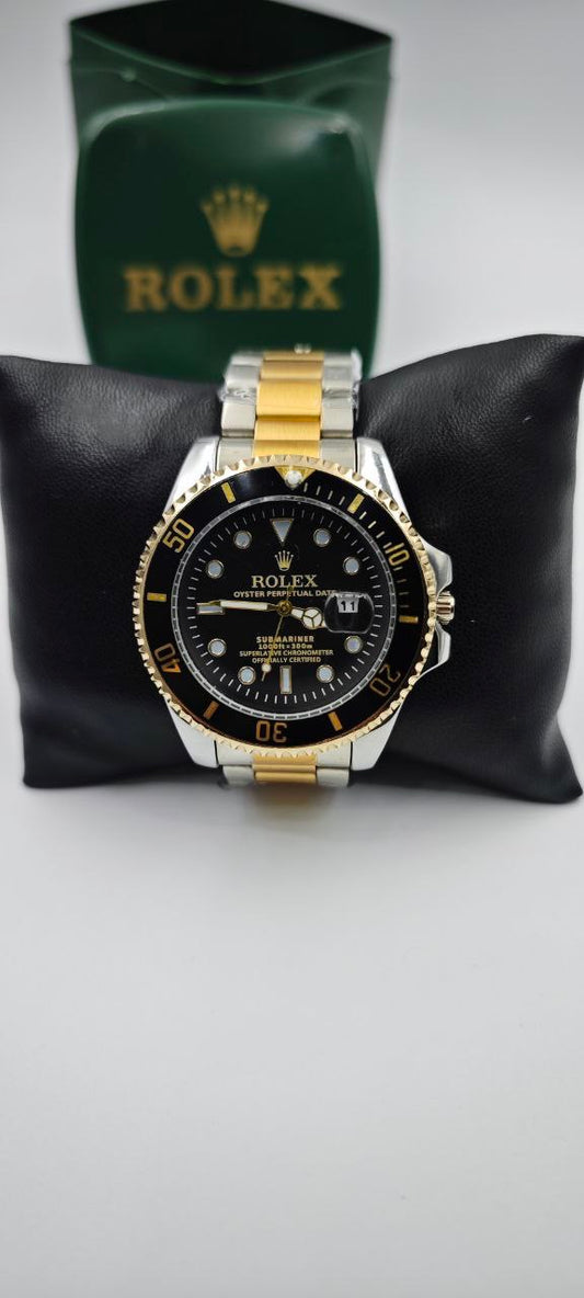 ROLEX SUBMARİNA ÇİFT RENK İÇİ SİYAH SAAT