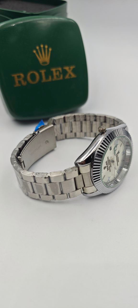 ROLEX ÖZEL SERİ İÇİ DIŞI GÜMÜŞ SAAT