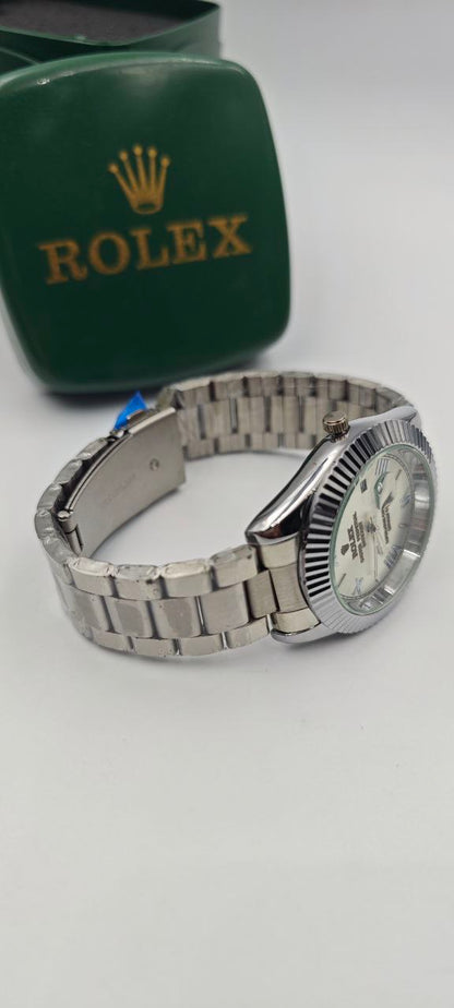 ROLEX ÖZEL SERİ İÇİ DIŞI GÜMÜŞ SAAT