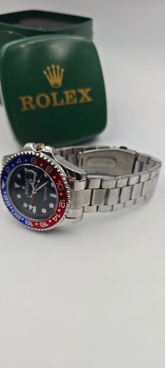 ROLEX KİLİT ALTI MARKA LOGOLU PEPSİ SUBMARİNA SAAT