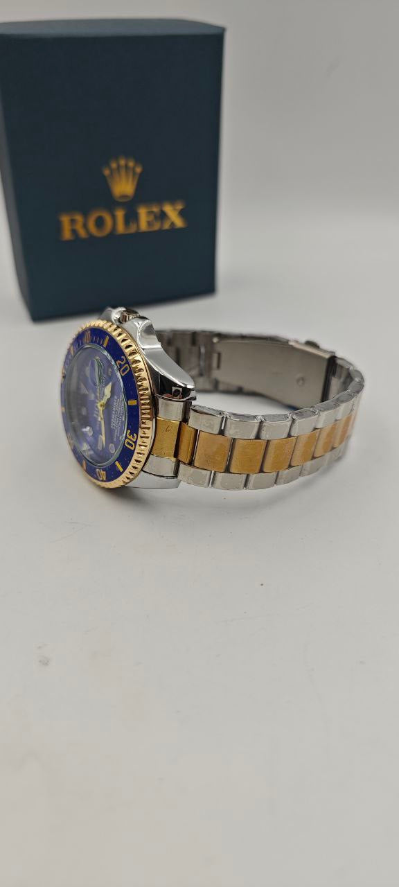 ROLEX SUBMARİNA ÇİFT RENK İÇİ MAVİ SAAT