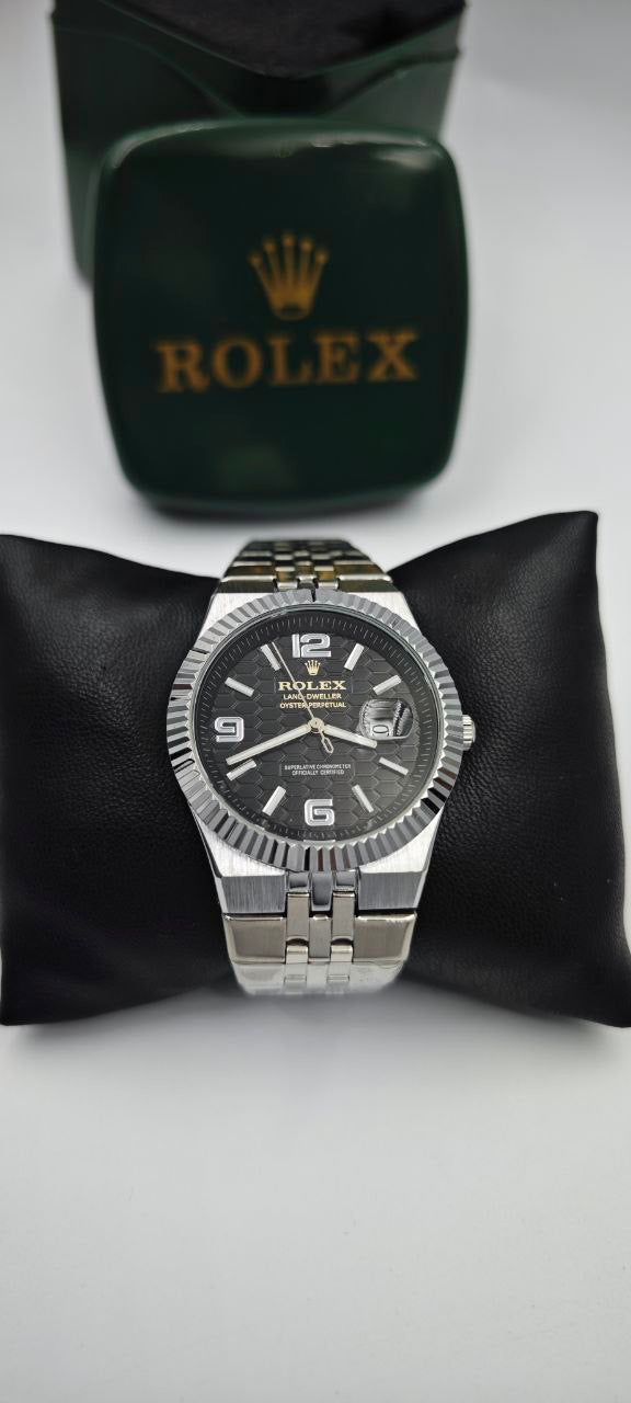 ROLEX LAND-DWELLER SİYAH SAAT