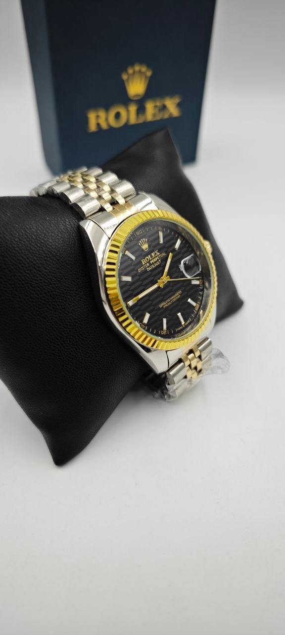 ROLEX DAYTJUST ÇİFT RENK İÇİ SİYAH SAAT