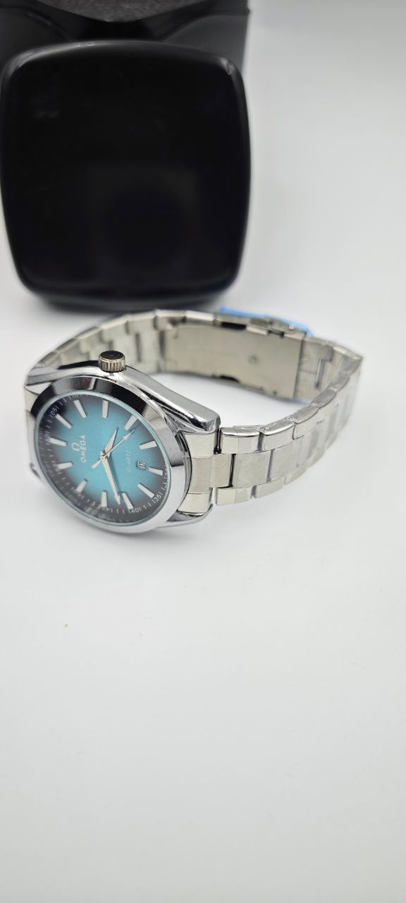 OMEGA ÇELİK SU YEŞİLİ-SİYAH SAAT