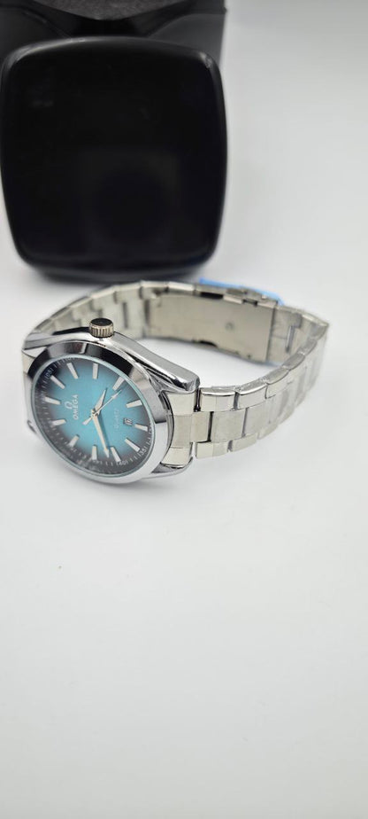 OMEGA ÇELİK SU YEŞİLİ-SİYAH SAAT