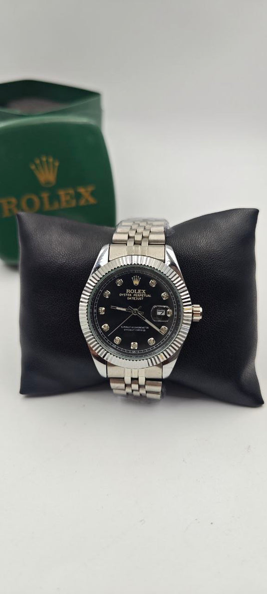 ROLEX DAYTJUST TAŞLI SİYAH SAAT