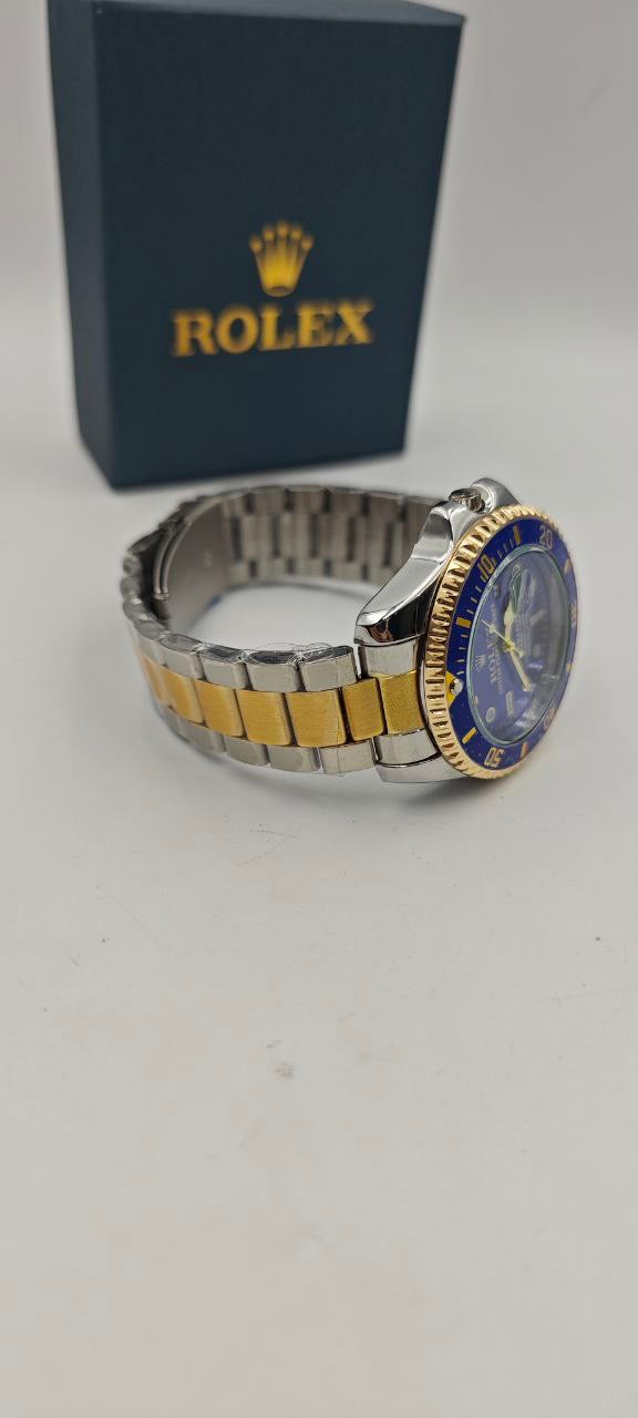 ROLEX SUBMARİNA ÇİFT RENK İÇİ MAVİ SAAT