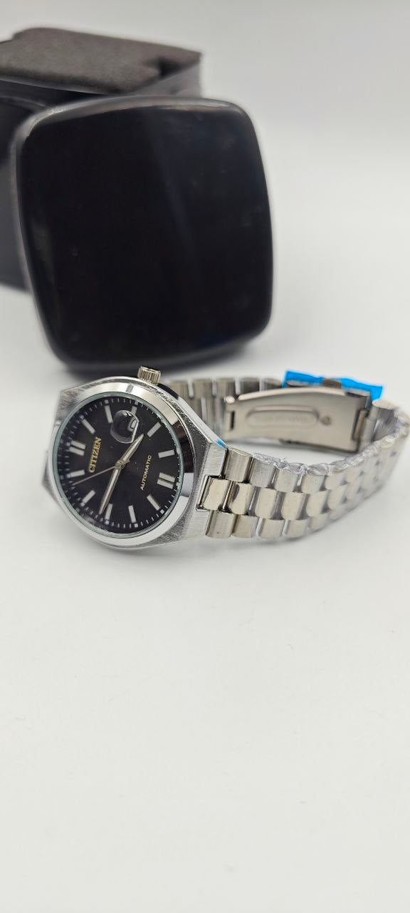 CİTİZEN SİYAH ÇELIK SAAT