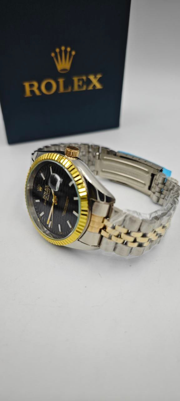 ROLEX DAYTJUST ÇİFT RENK İÇİ SİYAH SAAT