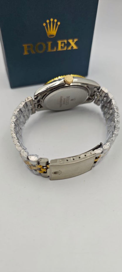 ROLEX DAY-DATE ÇİFT RENK İÇİ YEŞİL SAAT