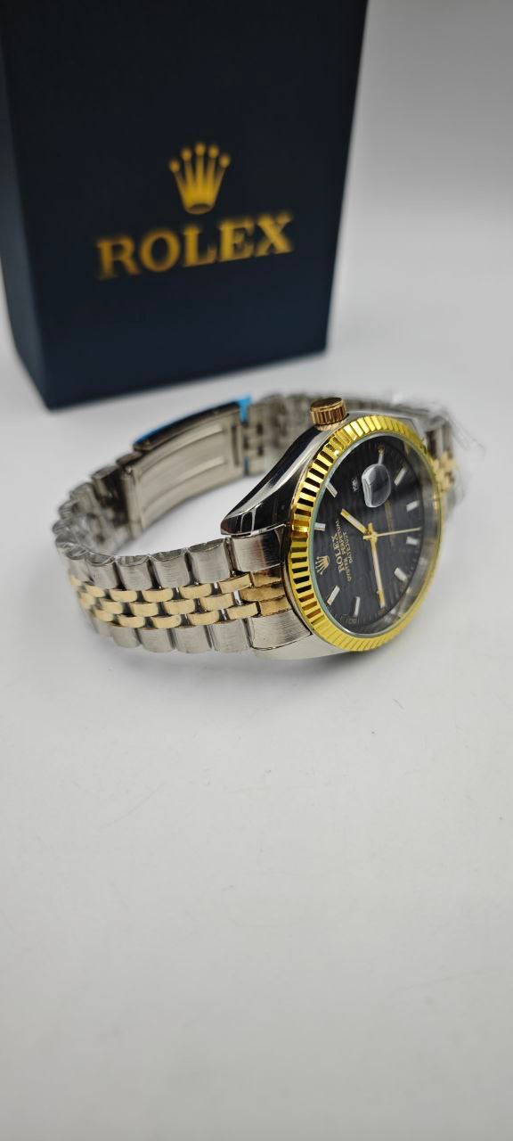 ROLEX DAYTJUST ÇİFT RENK İÇİ SİYAH SAAT