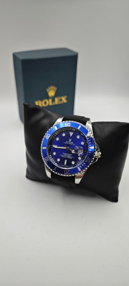 ROLEX SLİKON MAVİ SAAT