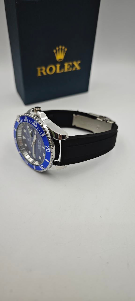 ROLEX SLİKON MAVİ SAAT