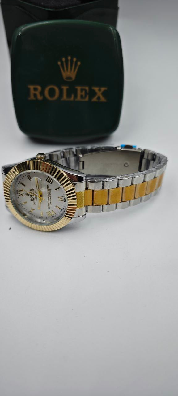 ROLEX ÇİFT RENK İÇİ BEYAZ SAAT