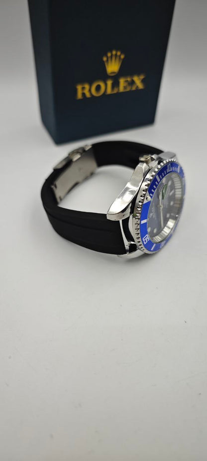 ROLEX SLİKON MAVİ SAAT