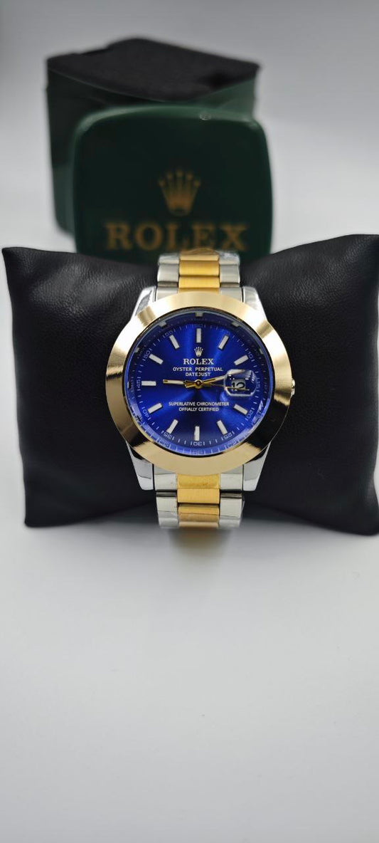 ROLEX ÇİFT RENK DATEJUST İÇİ LACİVERT SAAT