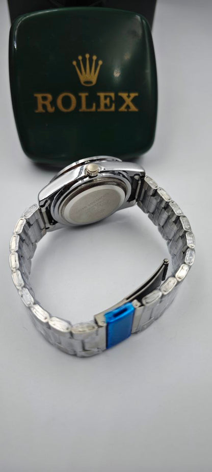 ROLEX DAYTJUST DIŞI GÜMÜŞ İÇİ BEYAZ SAAT