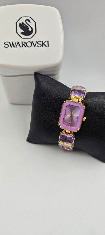 SWAROVSKİ PEMBE BAYAN SAAT