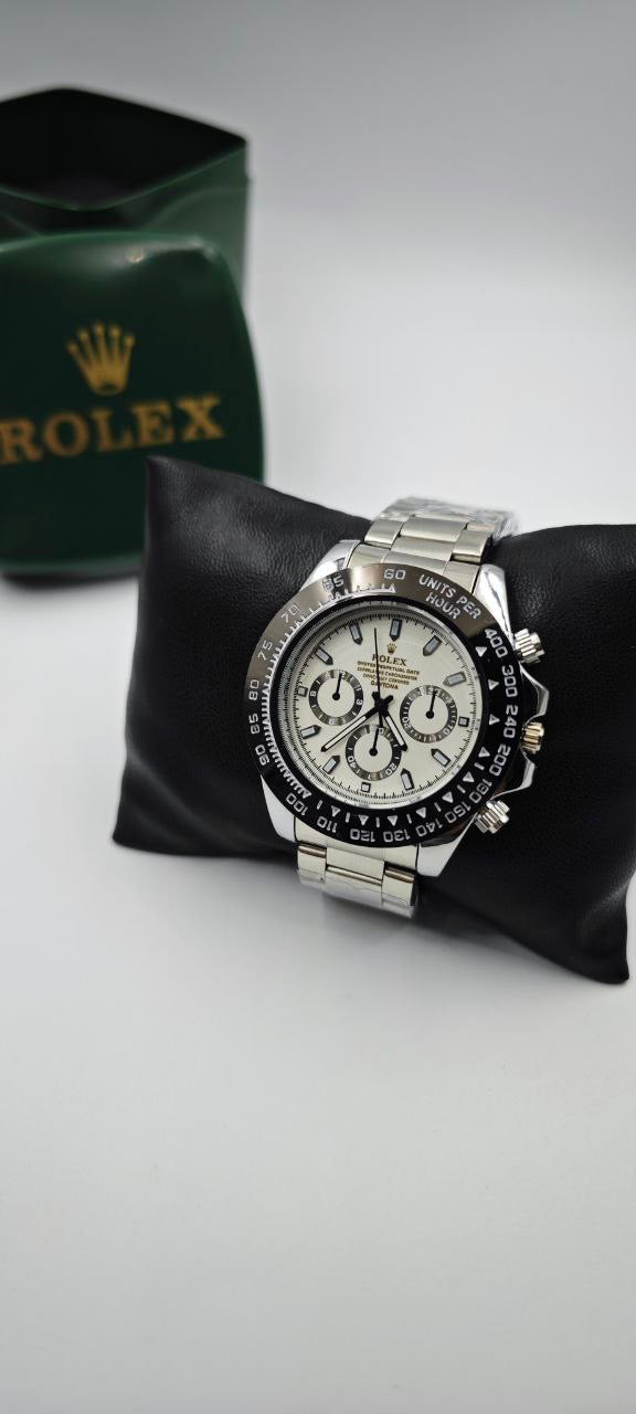 ROLEX DAYTONE İÇİ BEYAZ-SİYAH SAAT