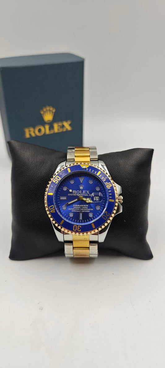 ROLEX SUBMARİNA ÇİFT RENK İÇİ MAVİ SAAT