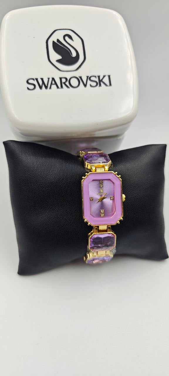 SWAROVSKİ PEMBE BAYAN SAAT