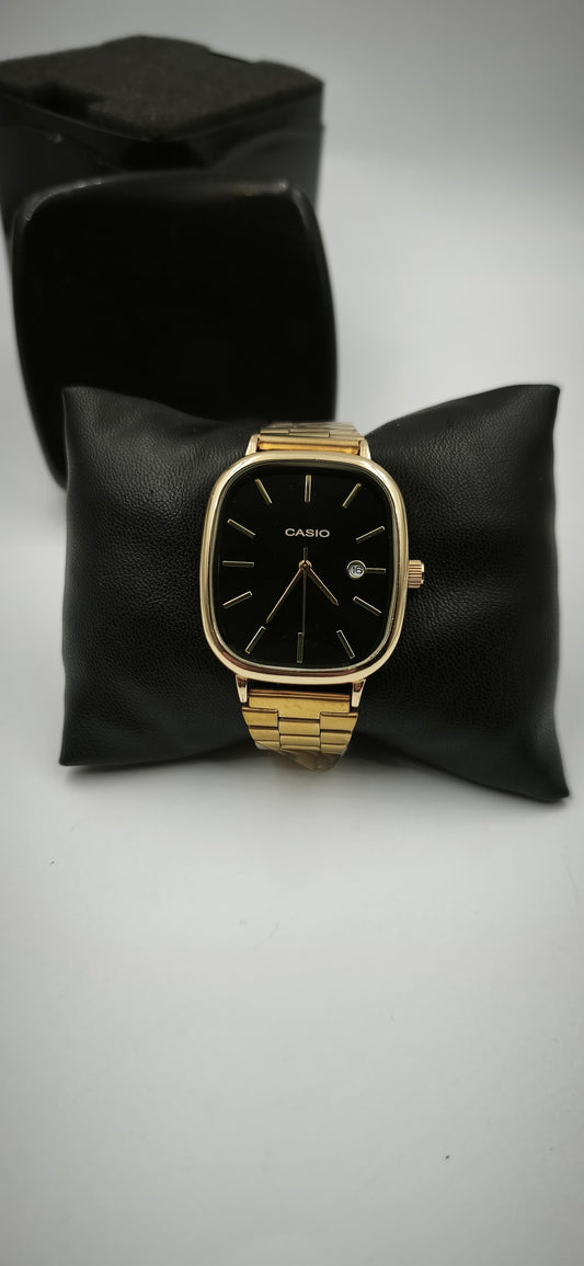 CASİO VİNTAGE DIŞI GOLD İÇİ SİYAH SAAT