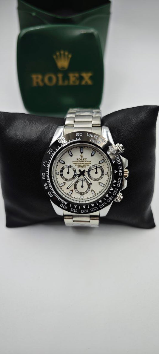 ROLEX DAYTONE İÇİ BEYAZ-SİYAH SAAT