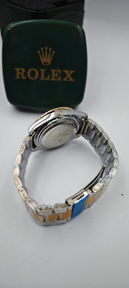 ROLEX ÇİFT RENK İÇİ SİYAH SAAT