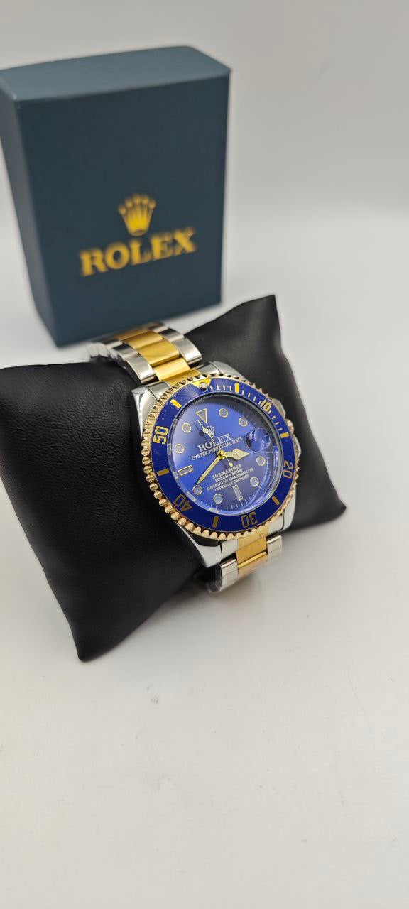 ROLEX SUBMARİNA ÇİFT RENK İÇİ MAVİ SAAT