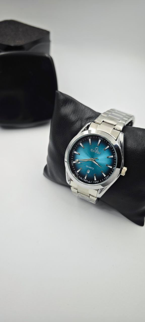 OMEGA ÇELİK SU YEŞİLİ-SİYAH SAAT