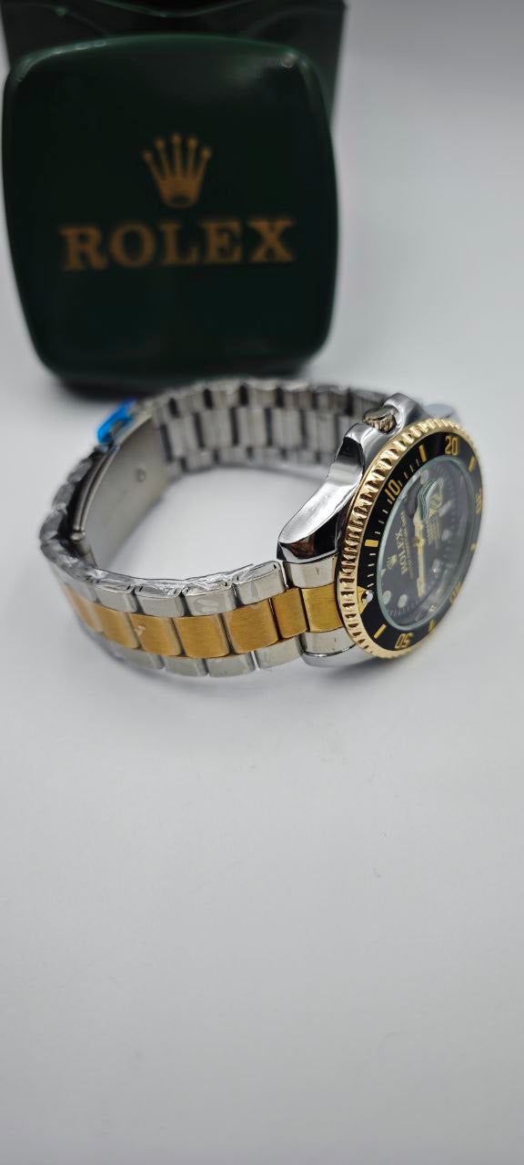 ROLEX SUBMARİNA ÇİFT RENK İÇİ SİYAH SAAT
