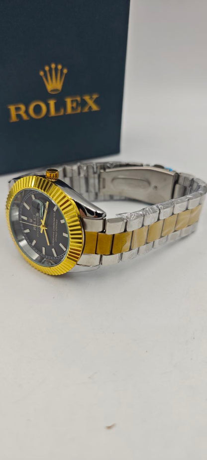 ROLEX DAYTJUST ÇİFT RENK İÇİ SİYAH SAAT