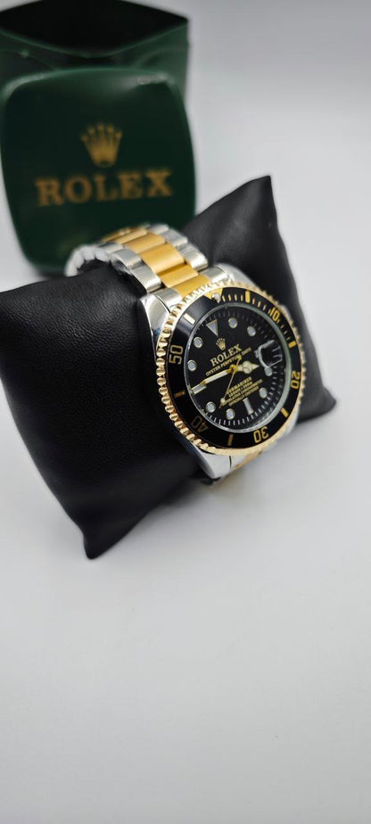 ROLEX SUBMARİNA ÇİFT RENK İÇİ SİYAH SAAT